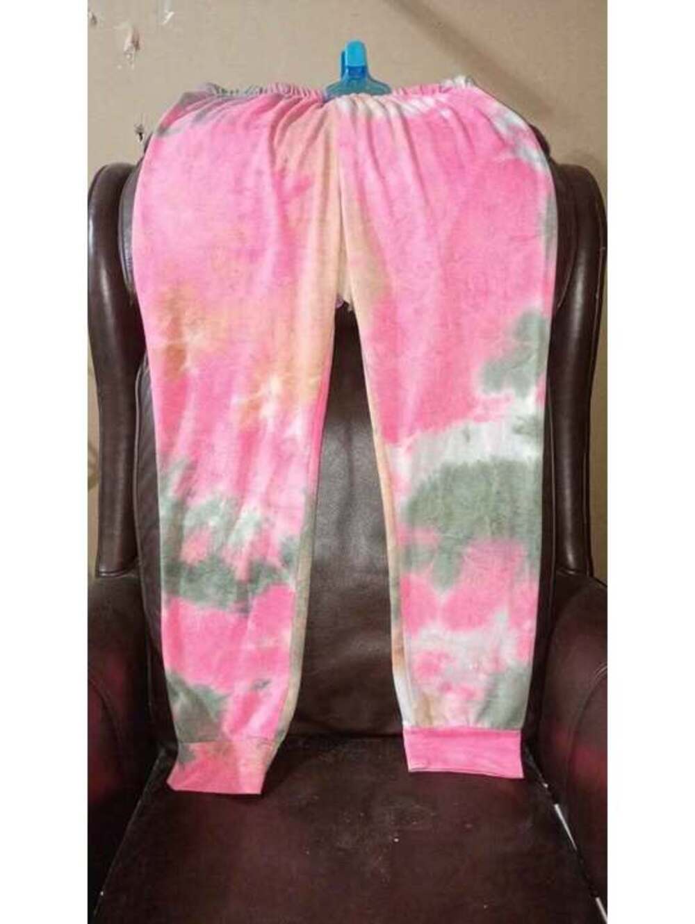 Adara Pink Tie Dye Sweatpants Comfy Casual Loungewear
